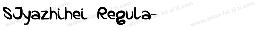 SJyazhihei Regula字体转换